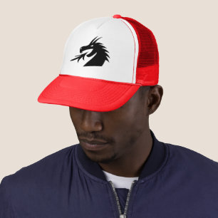 Casquette Chapeau de camionneur en chef du dragon craché de