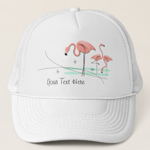 Casquette chapeau de camionneur Flamant rose Ocean Trio 3