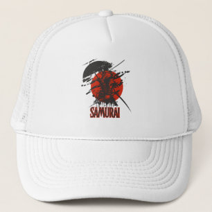 Casquette Chapeau de camionneur Gras Samurai Warriker - Art