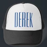 Casquette Chapeau de camionneur noir et blanc<br><div class="desc">chapeau de camion</div>