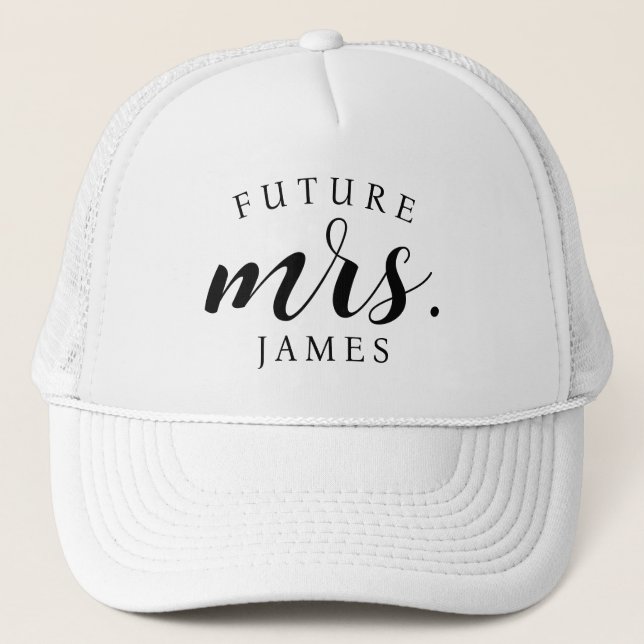 Casquette Chapeau de camionneur personnalisé pour future Mme (Devant)