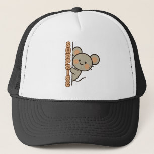 Casquette Chapeau de camionneur surprise mignon souris Casqu