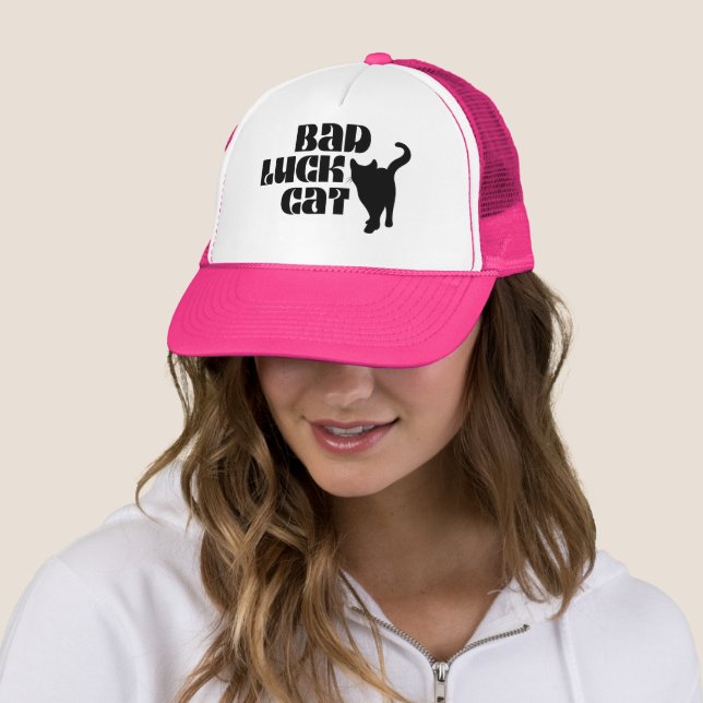 Casquette Chapeau de chat de mauvaise chance (En situation)
