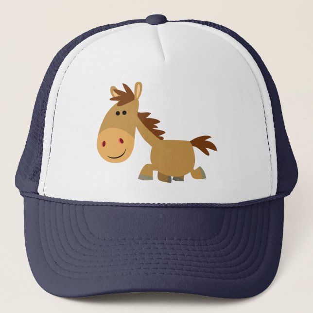 Casquette Chapeau de cheval de dessin animé mignon et doux (Devant)