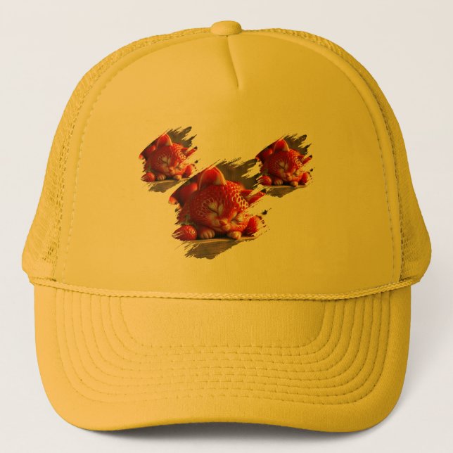Casquette Chapeau de chien à la fraise (Devant)