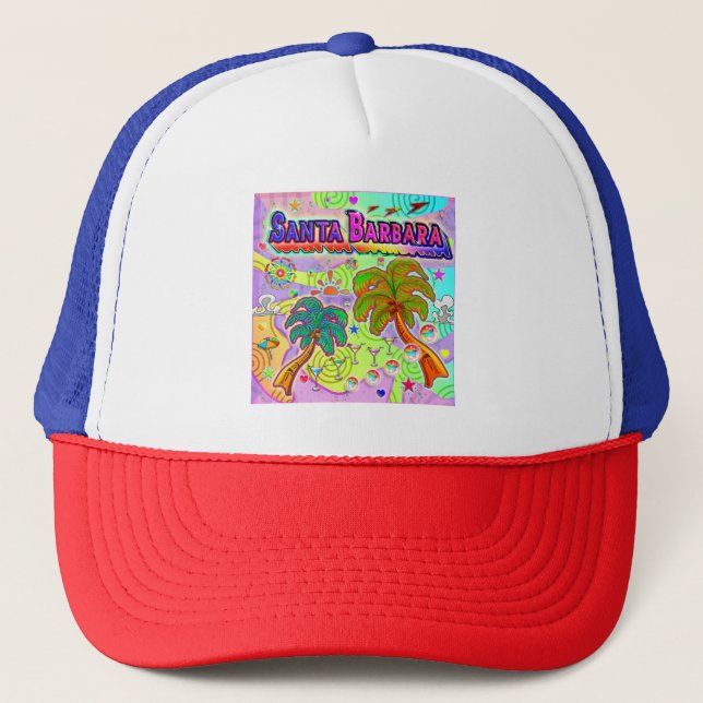 Casquette Chapeau de Cible de Vacances de Santa Barbara (Devant)