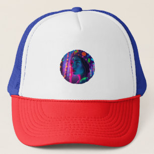 Casquette chapeau de dame coloré