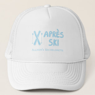 Casquette Chapeau de fête de Bachelorette Après Ski Bleu