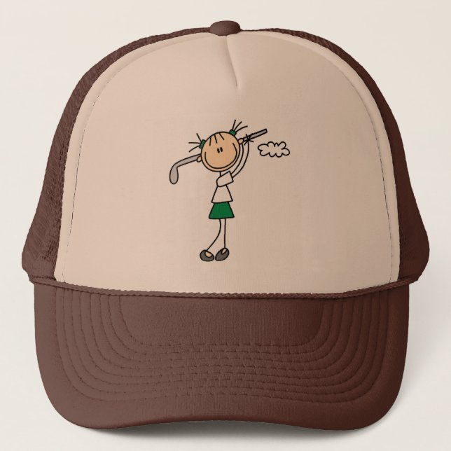 Casquette Chapeau de fille de golf (Devant)