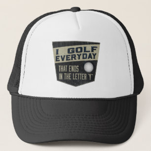 Casquette Chapeau de golf drôle - Je joue au golf tous les j