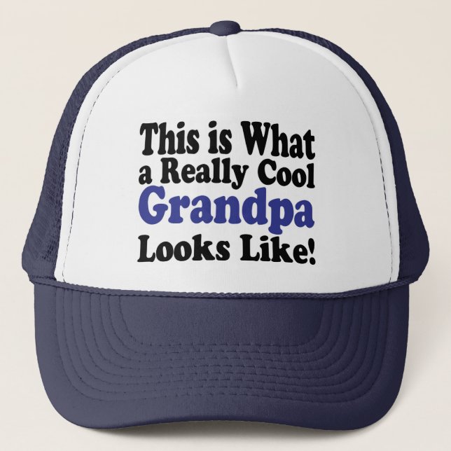 Casquette Chapeau de Grand-Père Cool (Devant)