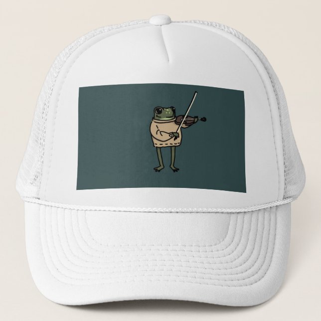 Casquette Chapeau de grenouille violon (Devant)