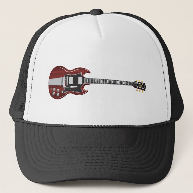 Casquette Chapeau de guitare (Devant)