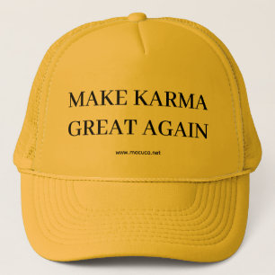 Casquette Chapeau de karma jaune