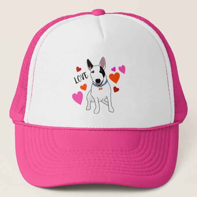 Casquette Chapeau de l'amour de Spike Puppy Trucker (Devant)