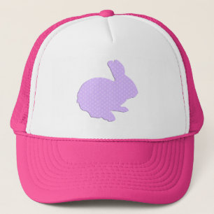 Casquette Chapeau de lapin de Pâques à silhouette de points