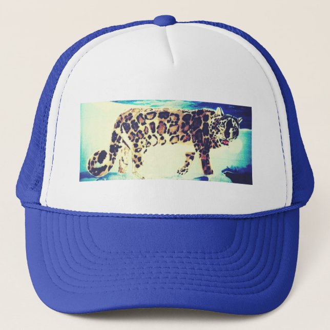 Casquette Chapeau de léopard des neiges (Devant)