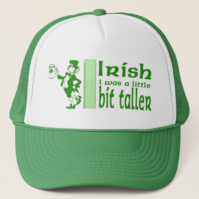 Casquette Chapeau de lutin de voeux irlandais drôle (Devant)