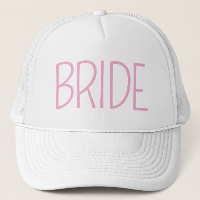 Casquette Chapeau de Mariée Minimaliste (Devant)