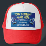 Casquette Chapeau de Modèle de lavage à pression<br><div class="desc">Customisez cette conception de modèle de camion de lavage à pression (lavage de puissance) pour répondre à vos besoins et à vos besoins. Ce modèle de lavage à pression affiche le laveur à pression et arrière - plan de perles d'eau.</div>