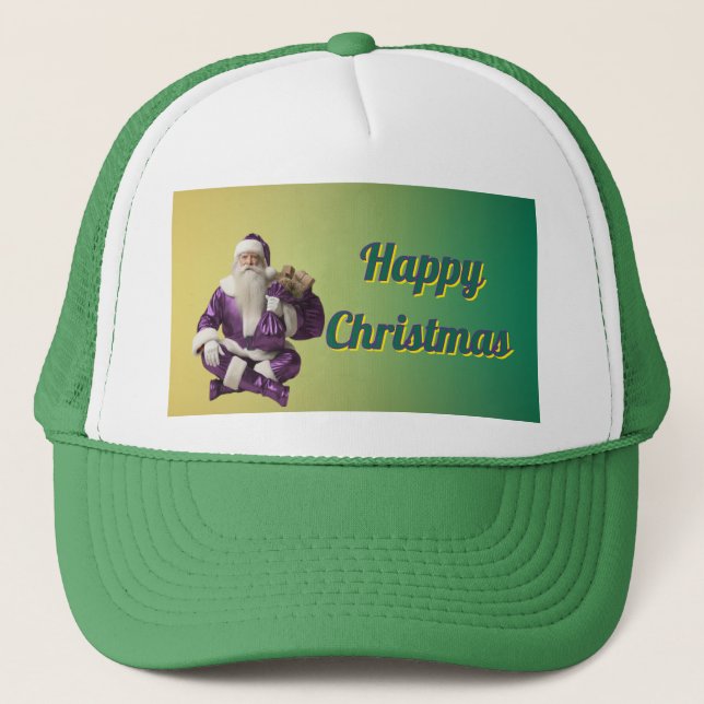 Casquette Chapeau de Noël avec grande fête  (Devant)