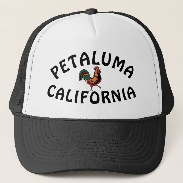 Casquette Chapeau de remorqueur Petaluma California Rooster (Devant)