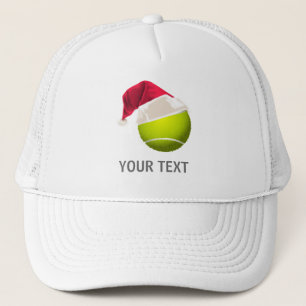 Casquette Chapeau de Santa en balle de tennis de Noël