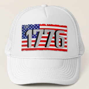 Casquette Chapeau de Trucker américain Red White and Blue Fl