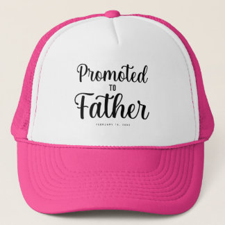 Casquette Chapeau de Trucker Bleu Nouveau Père Personnalisé