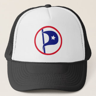 Casquette Chapeau de Trucker classique du Parti Pirate des É