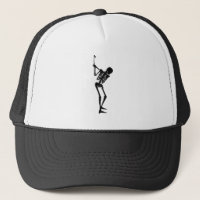 Chapeau de Trucker de Golfeur de Squelette - La ba
