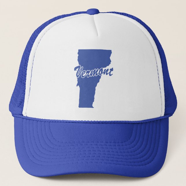 Casquette Chapeau De Trucker En Forme De Vermont (Devant)