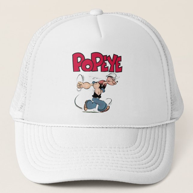 Casquette Chapeau de Trucker Popeye (Devant)
