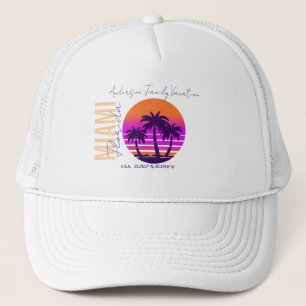 Casquette Chapeau de vacances personnalisé rétro
