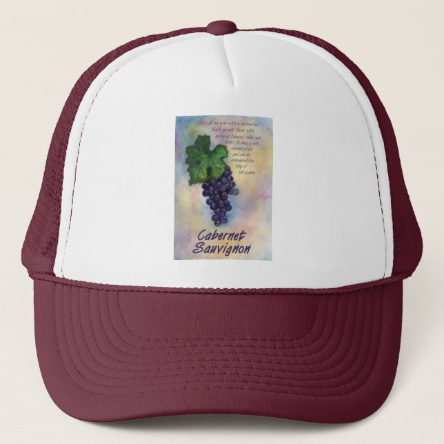 Casquette Chapeau de vin Cabernet Sauvignon (Devant)