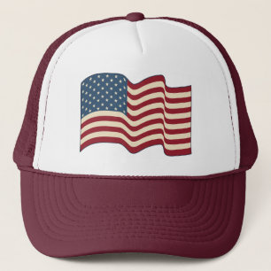 Casquette Chapeau Drapeau Américain Rustique