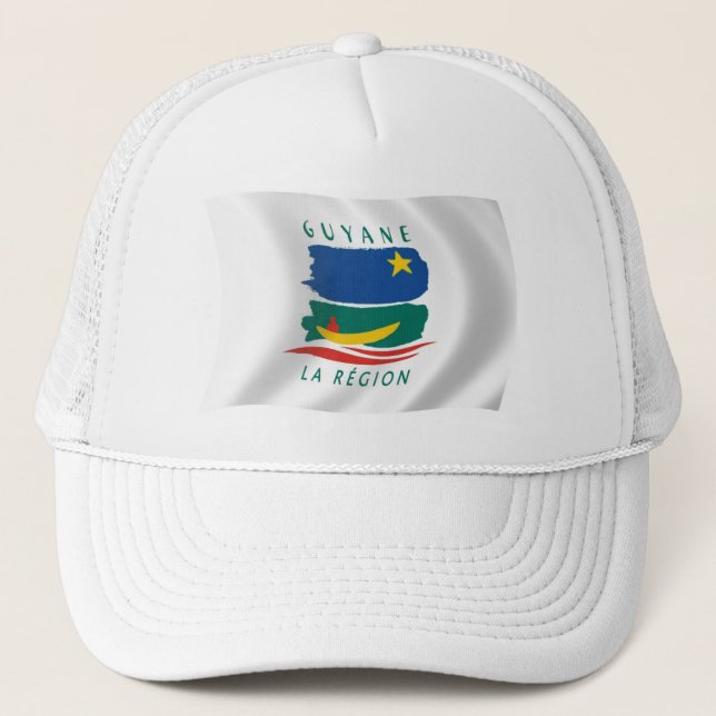 Casquette Chapeau Drapeau de la Guyane française (Devant)