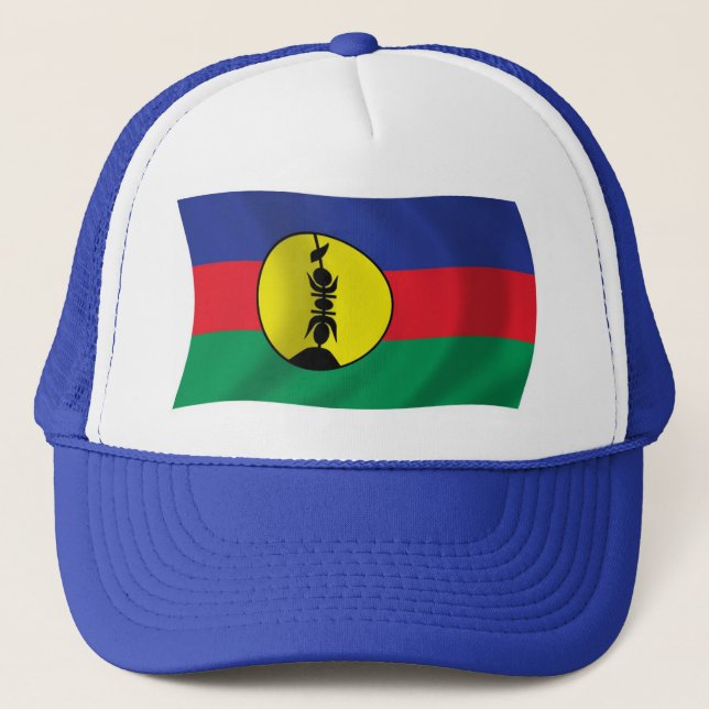 Casquette Chapeau Drapeau du peuple kanak (Devant)