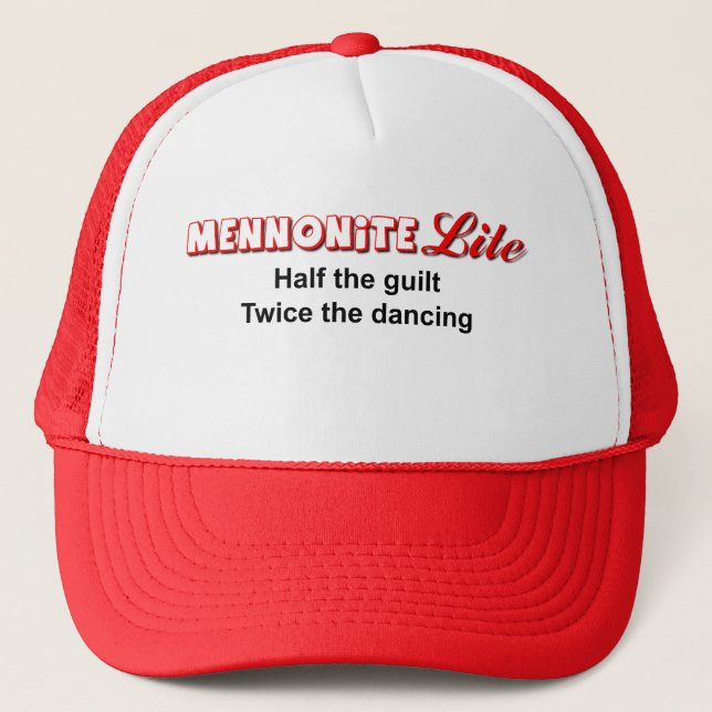 Casquette Chapeau drôle humour Ménonite léger (Devant)