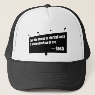 Casquette Chapeau drôle sacrément maudit