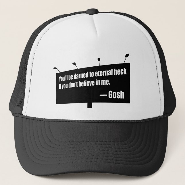 Casquette Chapeau drôle sacrément maudit (Devant)