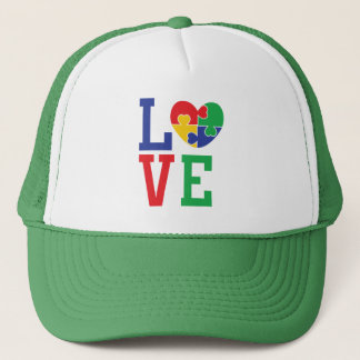 Casquette Chapeau du camionneur d'autisme/Casquette