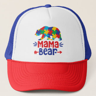 Casquette Chapeau du camionneur d'autisme/Casquette