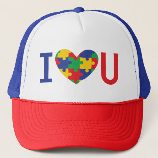 Casquette Chapeau du camionneur d'autisme/Casquette