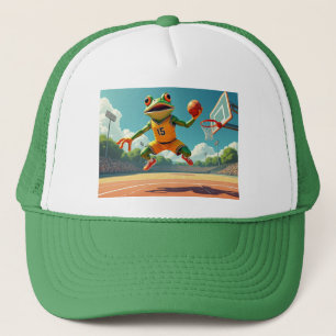 Casquette Chapeau du camionneur de grenouille de basket