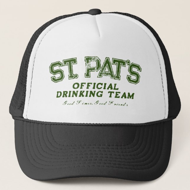 Casquette Chapeau du camionneur de l'équipe de cool St Patri (Devant)