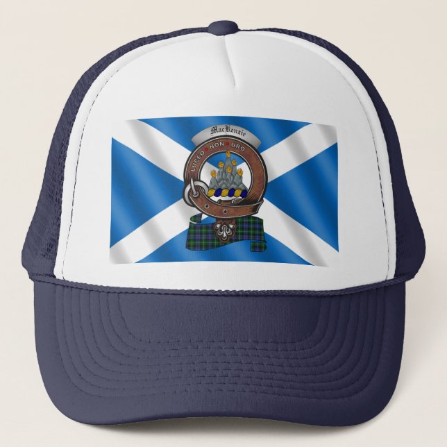 Casquette Chapeau du camionneur d'insigne MacKenzie Clan (Devant)