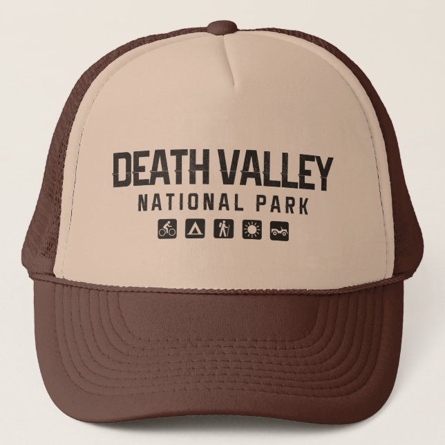 Casquette Chapeau du camionneur du parc national de Death Va (Devant)