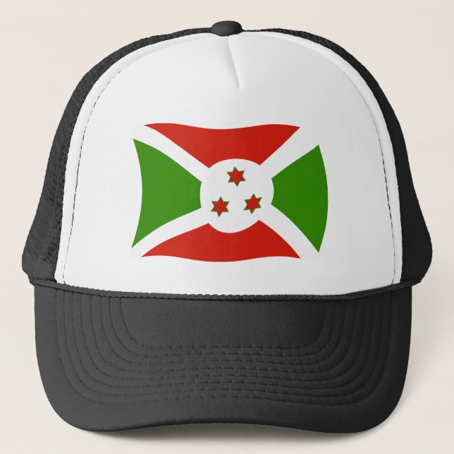 Casquette Chapeau du drapeau du Burundi (Devant)
