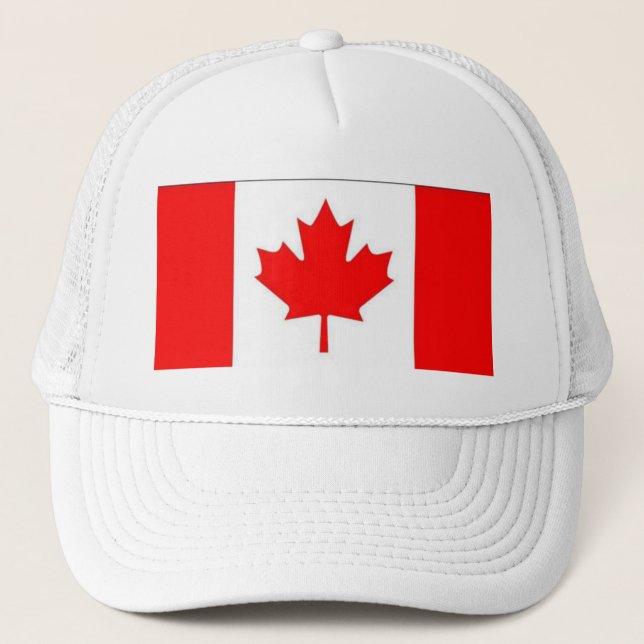 Casquette Chapeau du drapeau du Canada (Devant)